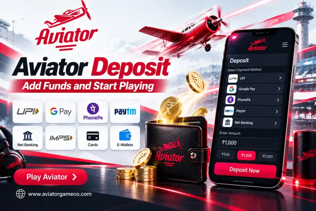 Aviator deposit